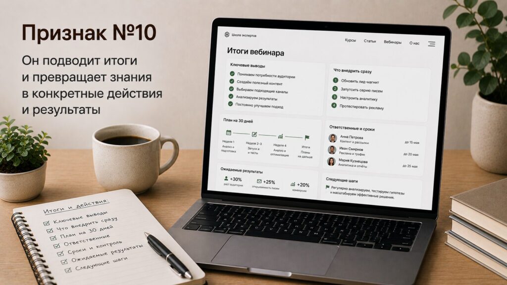 хороший эксперт мотивирует на действия