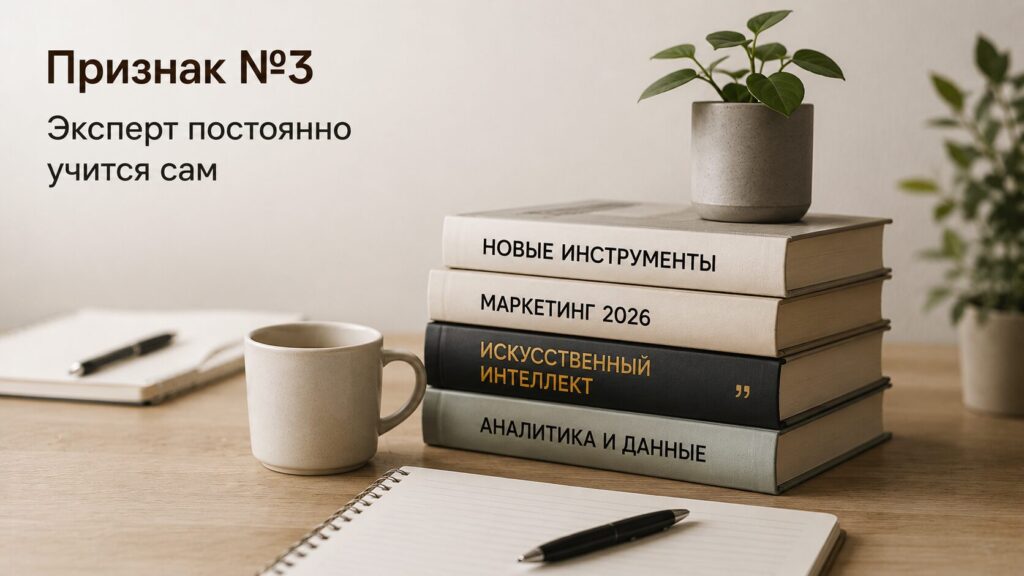 Эксперт постоянно учится сам